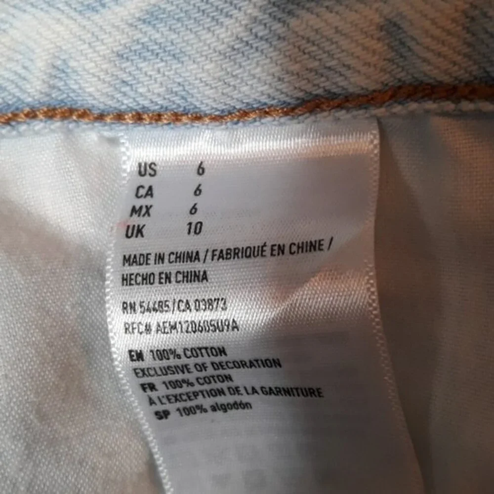 American Eagle Outfitters factory distress summer shorts sz 6 - Picture 9 of 9